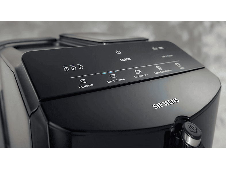 Ekspres ciśnieniowy SIEMENS TF301E09 EQ300 1300 W. 15 bar, Piano black – zdjęcie 2
