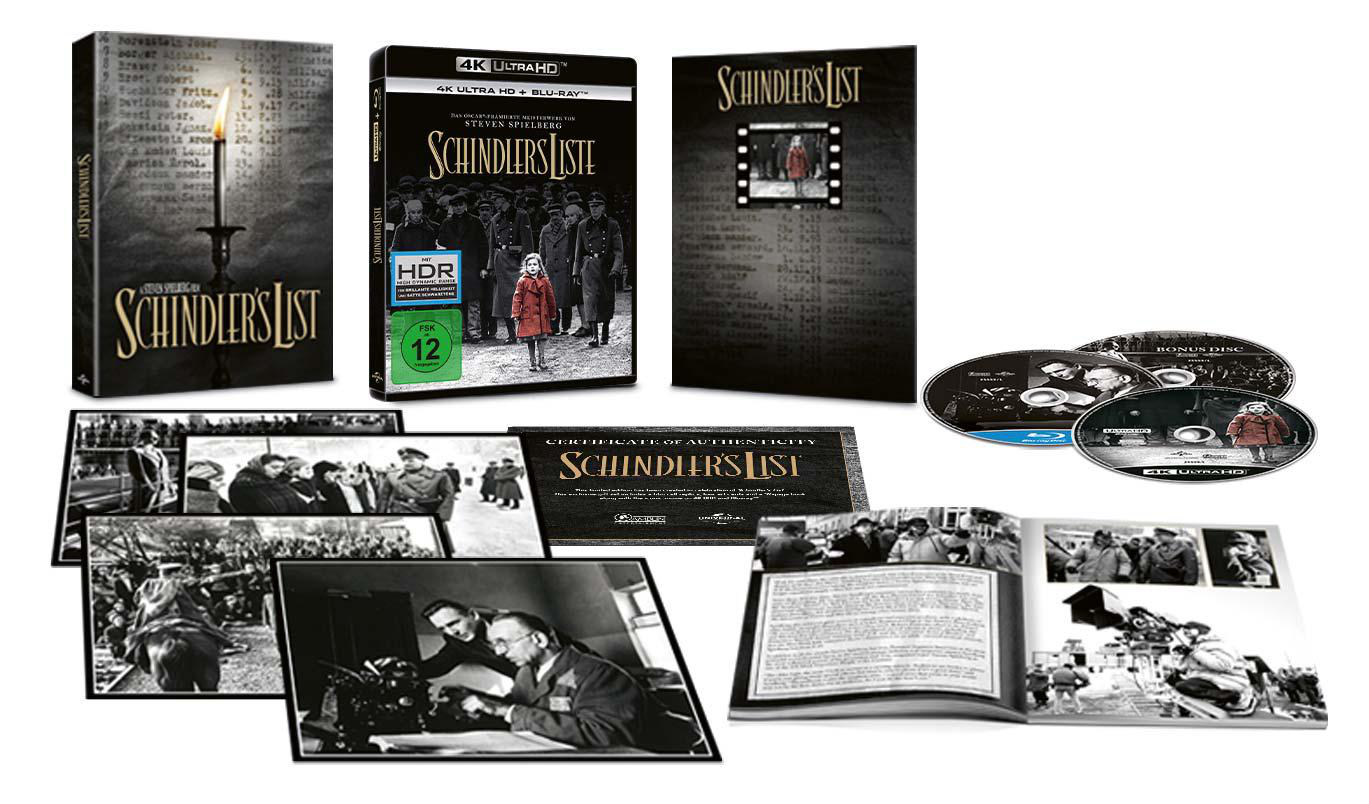 Schindlers Liste 4K HD Ultra Blu-ray