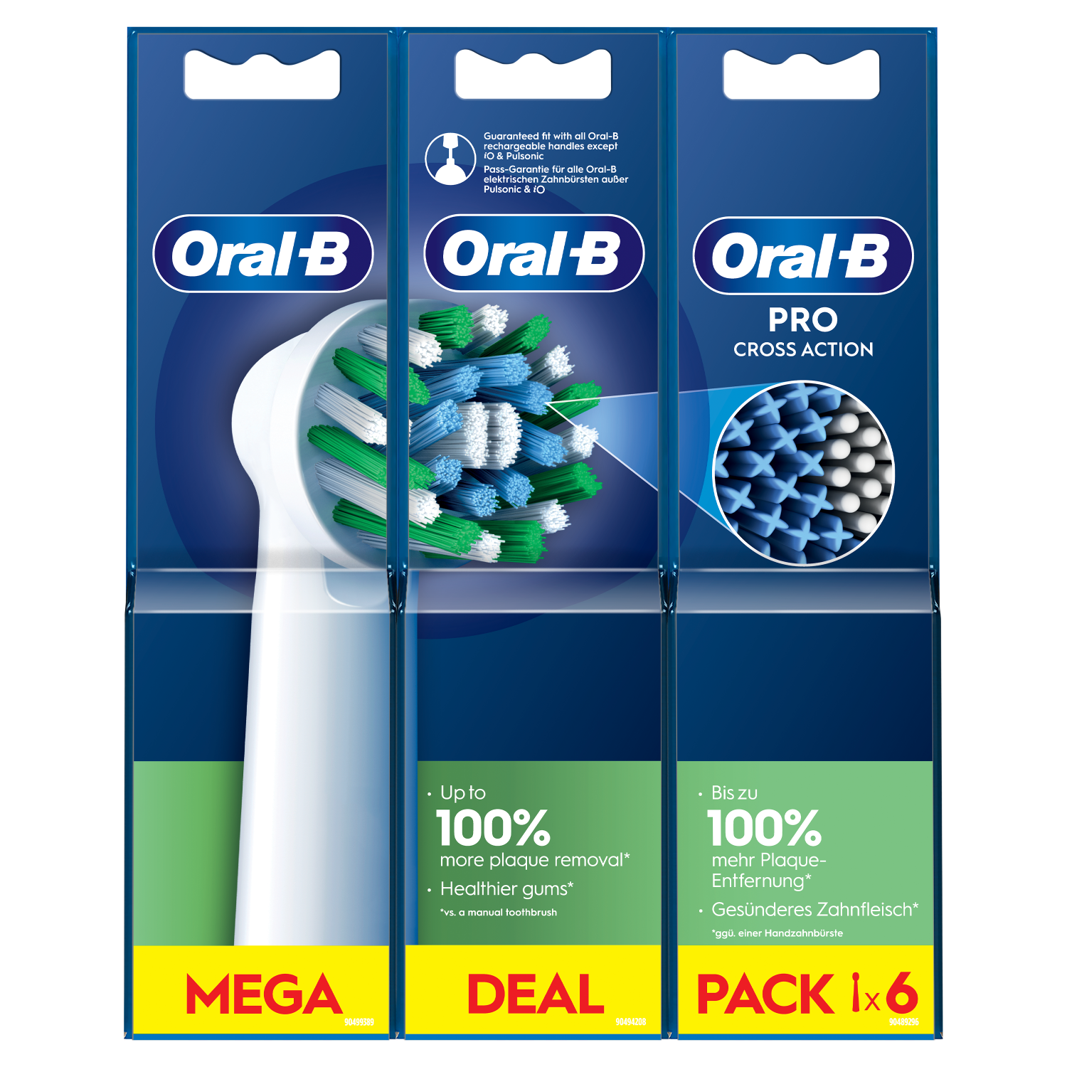 Oral B Oral-b Opzetborstel Crossaction (eb50rx) 6 Stuks