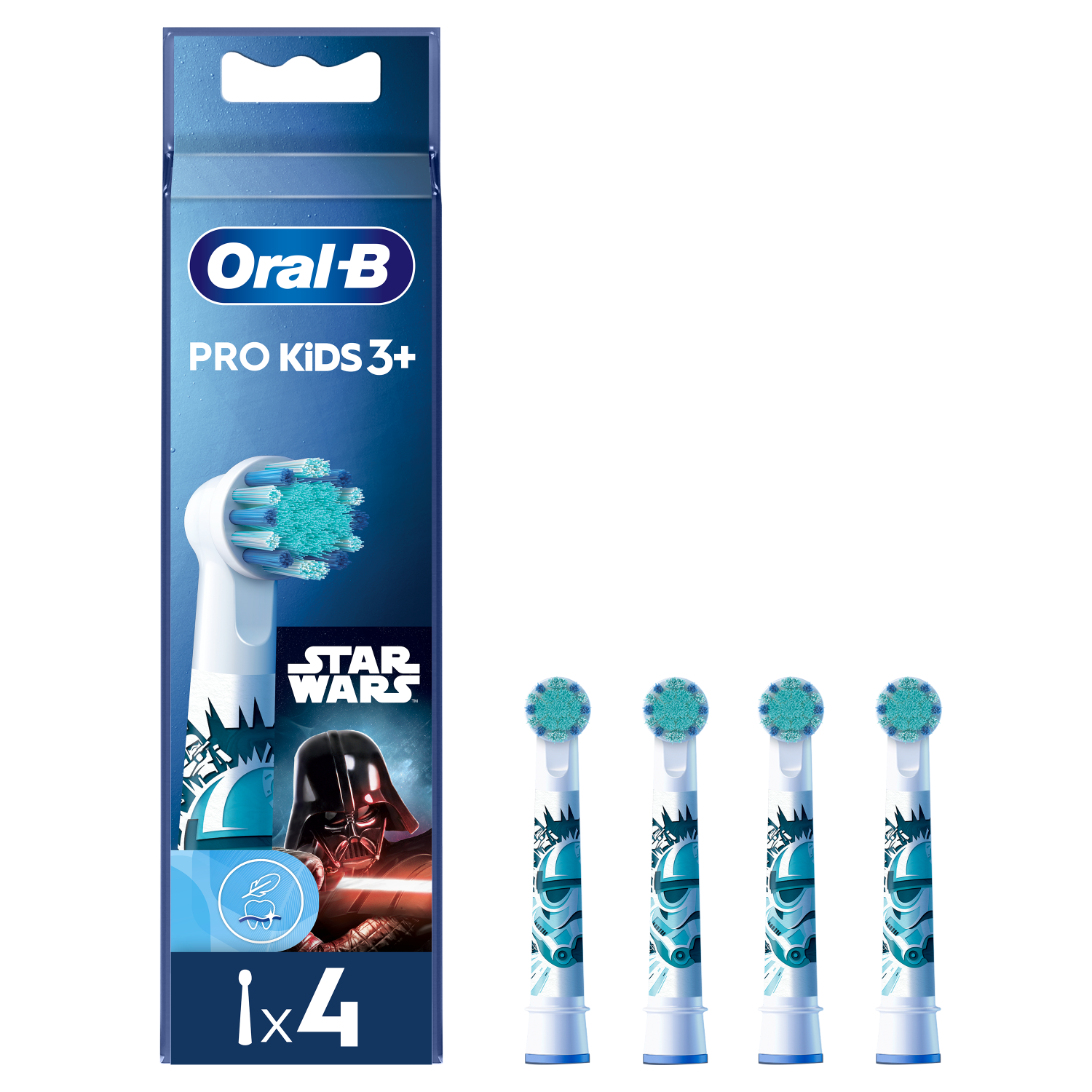 Oral B Oral-b Opzetborstel Kids Starwars 4st