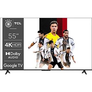 TCL 55P635 (LED-Fernseher, 139 cm/ 55 Zoll, 4K UHD, Android TV, Google TV, Smart-TV, HDR10, Metallgehäuse)