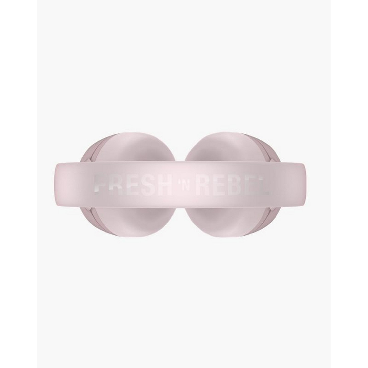 Oordopjes, fresh 'n rebel merk, met de voorkant van de oplaadcase.