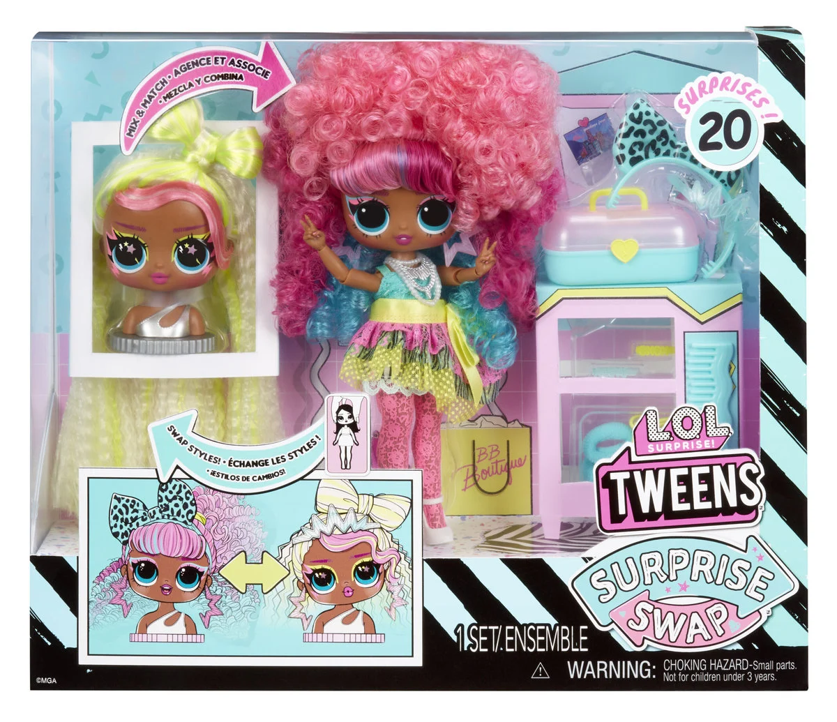 Figurka MGA ENTERTAINMENT L.O.L. Surprise Tweens Curls 2 Crimps Cora