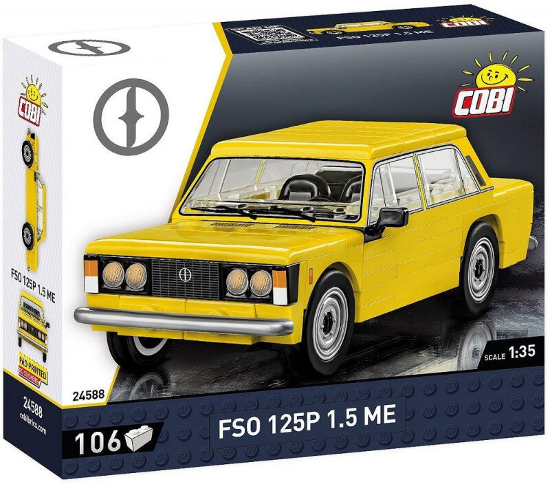 Klocki COBI Youngtimer Collection. FSO 125p 1.5 ME 24588