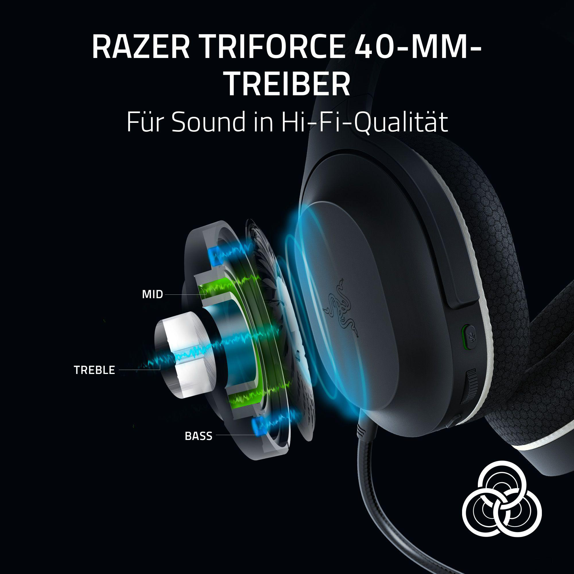 Bluetooth X Barracuda Schwarz/Roblox-Design - Headset Roblox RAZER Gaming Over-ear Edition,