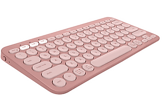 LOGITECH Pebble Keys 2 K380s Multi-Device Bluetooth Klavye Pudra Pembe (Türkçe Tuş Dizimi)