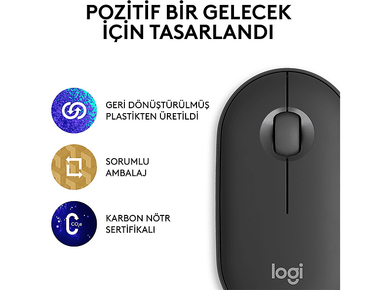 LOGITECH Pebble 2 M350s Bluetooth Mouse Grafit_10