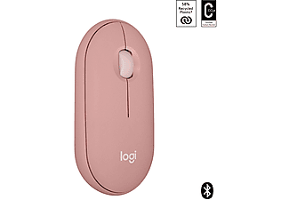 LOGITECH Pebble 2 M350s Bluetooth Mouse Pudra Pembe