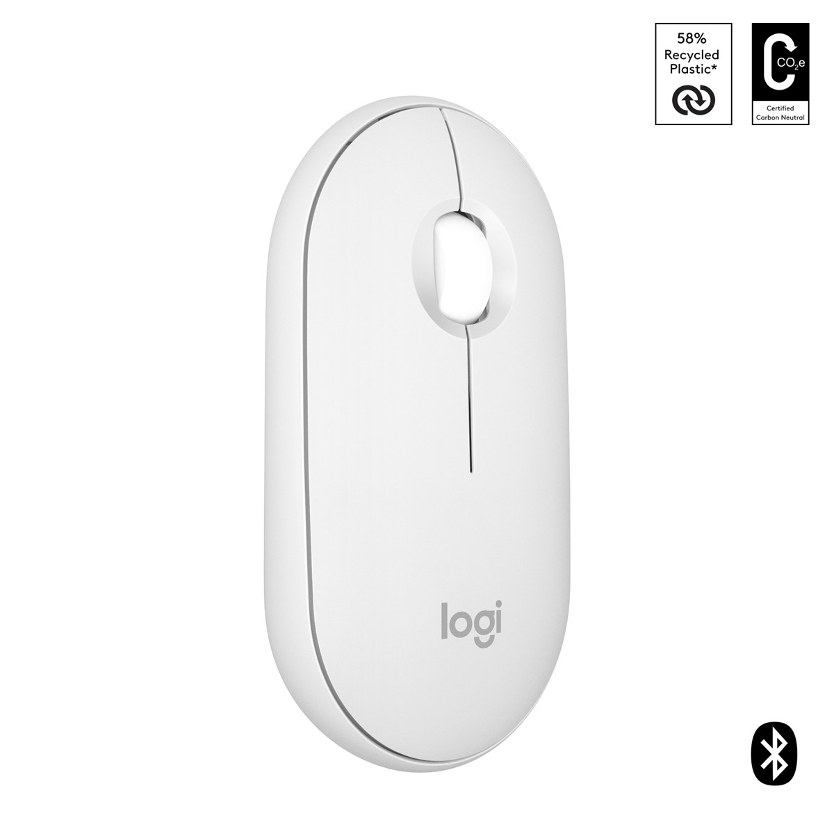 LOGITECH Pebble 2 M350s Bluetooth Mouse Beyaz 