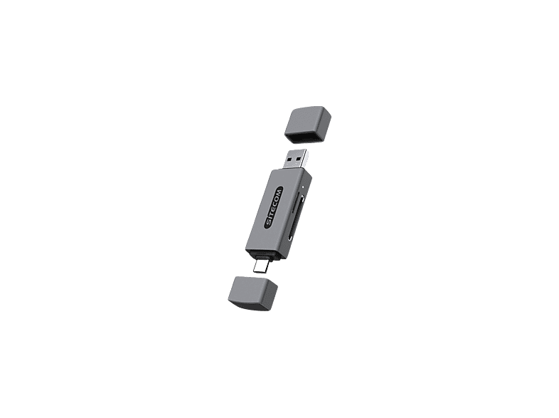 Sitecom Lecteur de cartes USB-A/USB-C pour SD et MicroSD