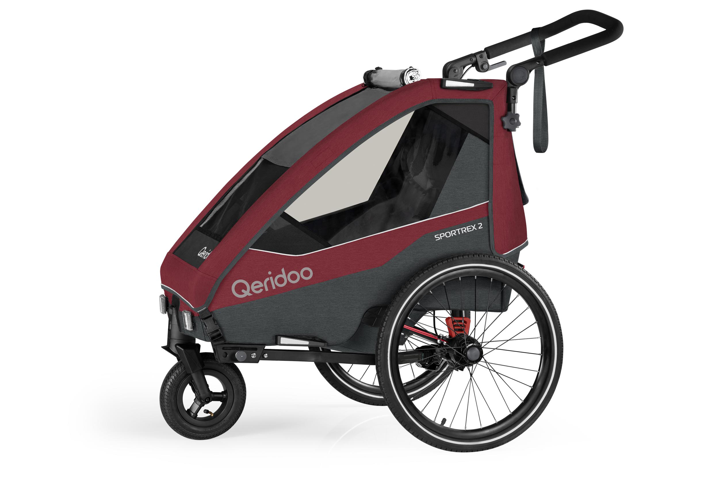 QERIDOO Sportrex 2 Limited Editio, Fahrradanhnger, Cayenne Red | MediaMarkt