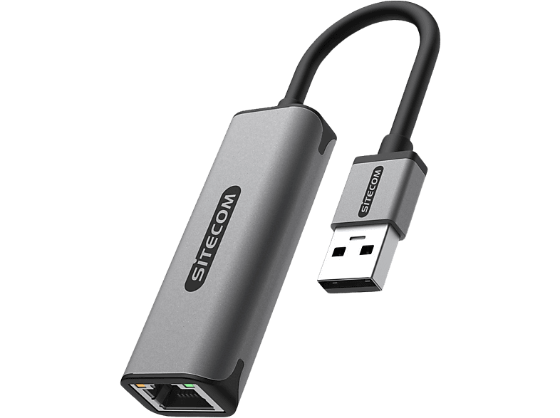 Sitecom Adapter Usb-a Naar Ethernet Zilver / Zwart (ad-1004)