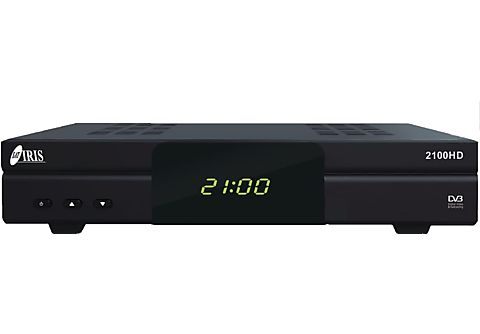 Receptor satélite  Iris 2100HD, FullHD, Conexión HDMI 1.4, RCA, USB 2.0,  WiFi incorporado, Negro