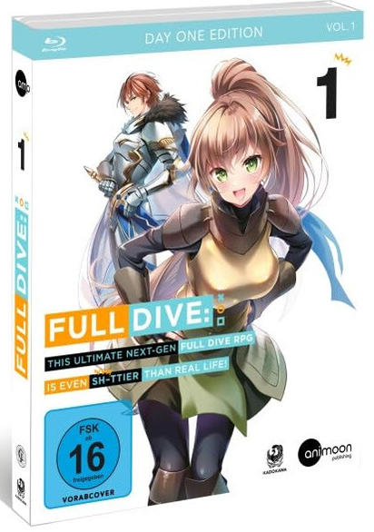 Eine Manga-Box mit zwei Anime-Charakteren auf dem Cover und Text in mehreren Sprachen.
