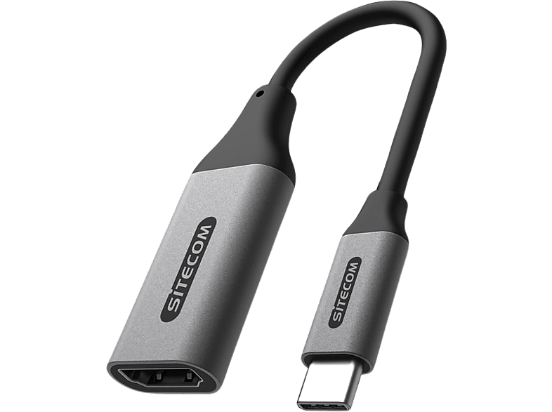 Sitecom Video Adapter Usb-c Naar Hdmi 1.4 Zilver / Zwart (ad-1001)