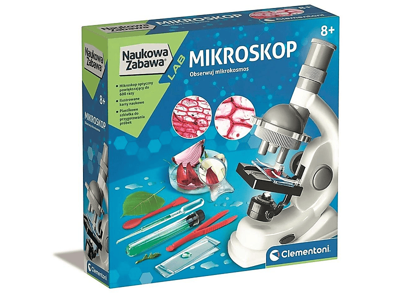 Zabawka CLEMENTONI Naukowa zabawa. Doświadczenia z mikroskopem