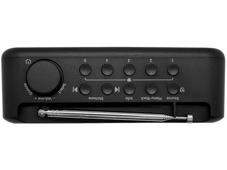 Pure Elan One² portables DAB+/FM Radio mit Bluetooth 5.1, Charcoal — Foto 2 von 3