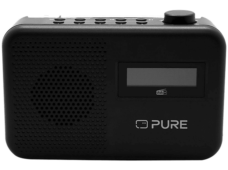 Pure Elan One² portables DAB+/FM Radio mit Bluetooth 5.1, Charcoal