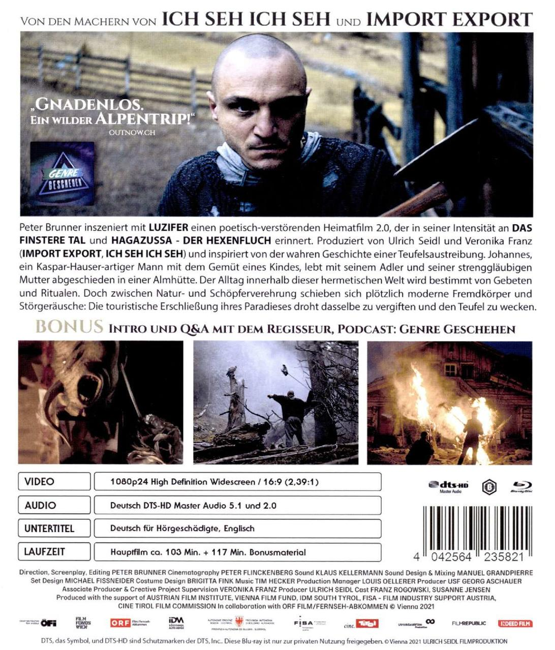 DVD-Cover: Ein Mann mit Glatze schaut den Betrachter an. Text auf Deutsch und Bilder zum Film.
