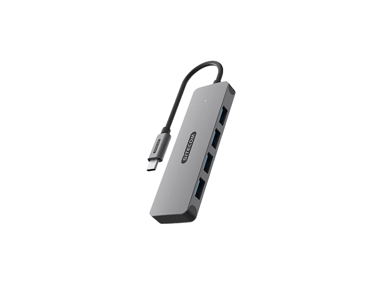 Sitecom USB-C naar 4x USB-A Hub