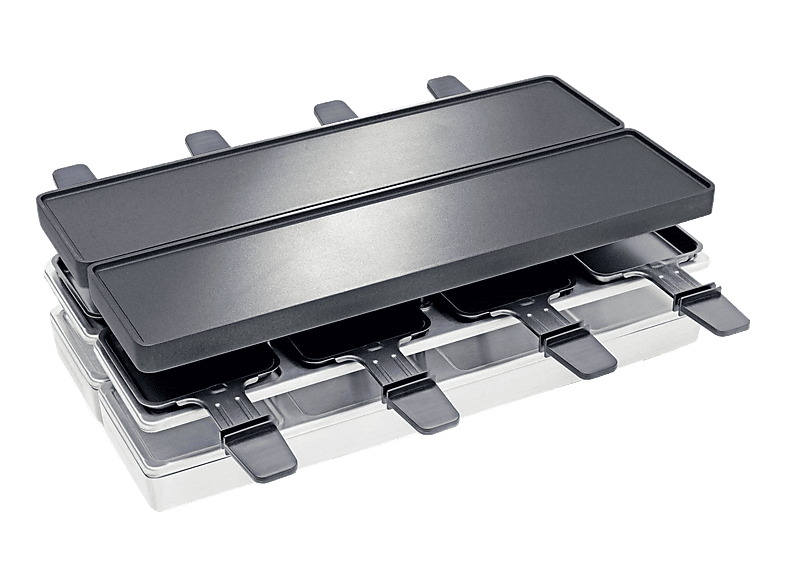 KOENIG B02243 Duo 4 and more - Raclette (Schwarz/Edelstahl)