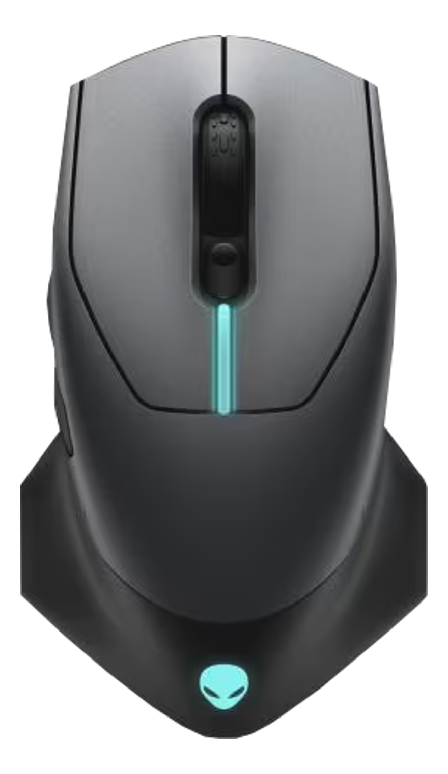 DELL Alienware AW610M - Gaming-Maus, Kabellos und Kabelgebunden, Optisch mit Laserdioden, 16000 dpi, Schwarz