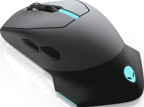 DELL Alienware AW610M - Gaming-Maus, Kabellos und Kabelgebunden, Optisch mit Laserdioden, 16000 dpi, Schwarz