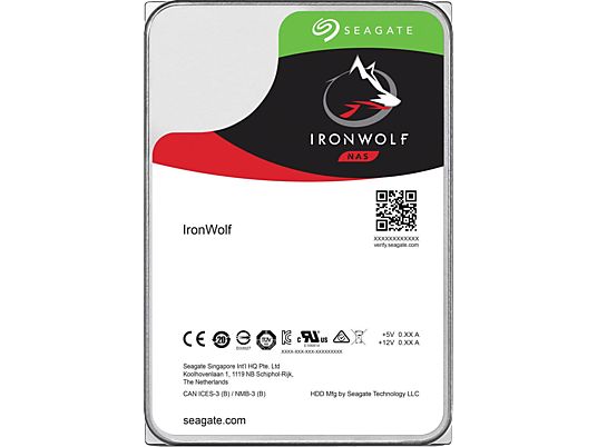 SEAGATE IronWolf 3,5" 8 To - Disque dur