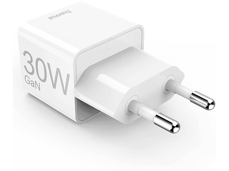 Ładowarka sieciowa HAMA Mini GaN 30W PD/QC Biały – zdjęcie 2