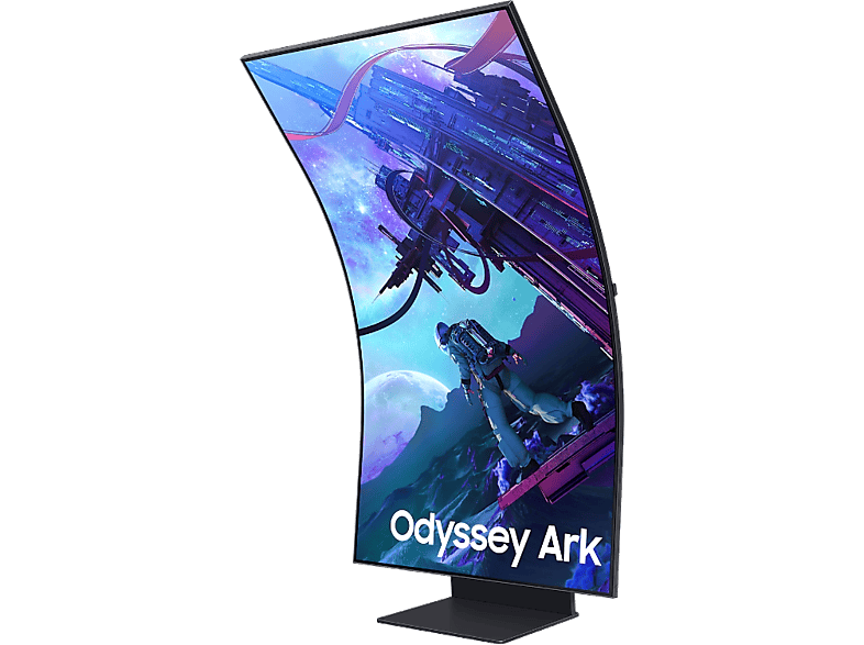 SAMSUNG Odyssey Ark S55CG970NU 55 Zoll Gaming Monitor, UHD 4K, 1 ms Reaktionszeit, 600 cd/m², 165 Hz, Schwarz