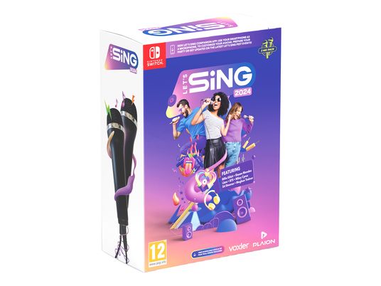 Let's Sing 2024 Versione internazionale (+2 mics) - Nintendo Switch - Tedesco, Francese, Italiano