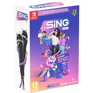 Let's Sing 2024 Version internationale (+2 mics) - Nintendo Switch - Allemand, Français, Italien