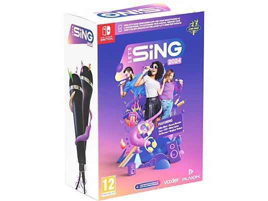Let's Sing 2024 Version internationale (+2 mics) - Nintendo Switch - Allemand, Français, Italien
