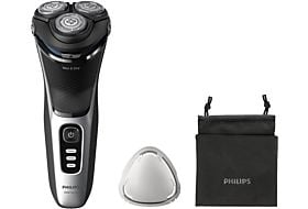 Philips New Series 3000 - Afeitadora eléctrica para hombre con pivote 5D y  cabezales flexibles, Noir Gold - S3333/54 : : Belleza