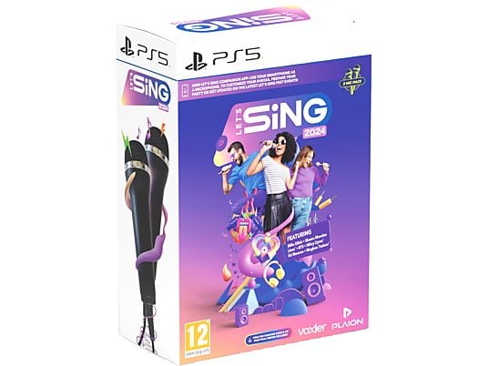 Let's Sing 2024 Version internationale (+2 mics) - PlayStation 5 - Allemand, Français, Italien