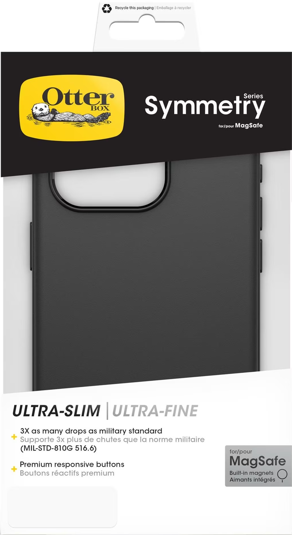 OTTERBOX Symmetry Series - Schutzhülle (Passend für Modell: Apple iPhone 15 Pro)