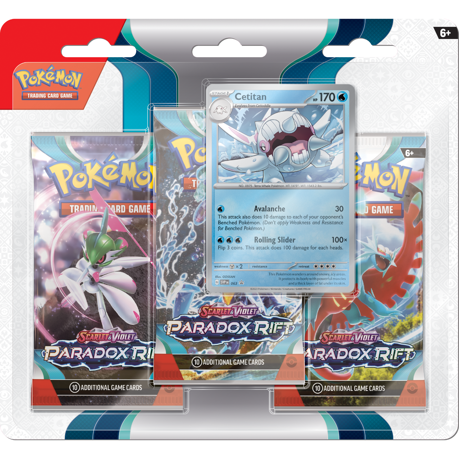 POKEMON (UE) Pokémon TCG: Scarlet & Violet - Paradox Rift 3 Booster Blister