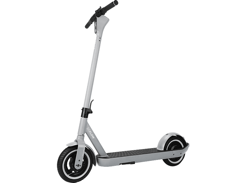 SOFLOW SO ONE PRO 10AH E-Scooter (10 Zoll, Silbergrau)