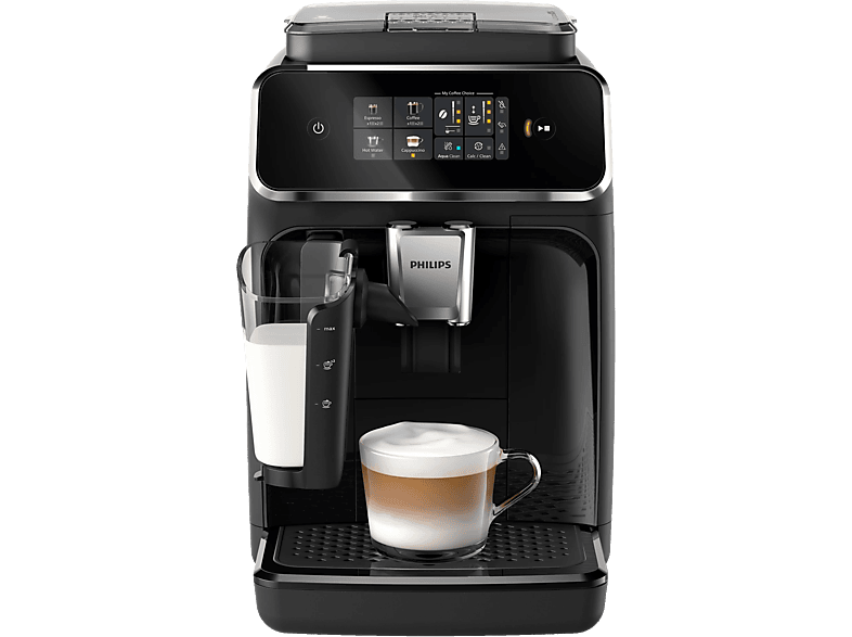 PHILIPS EP2331/10 Latte Go 4 - Kaffeevollautomat (Klavierlack-Schwarz)