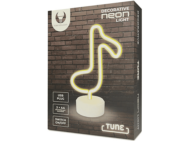 Neon na podstawce FOREVER TF1 LED Nutka Biały FSNE07 – zdjęcie 2