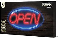 Neon FOREVER TF1 Plexi LED Open Niebiesko-czerwony FPNE04X