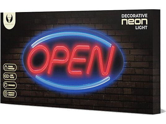 Neon FOREVER TF1 Plexi LED Open Niebiesko-czerwony FPNE04X