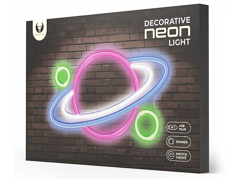Neon FOREVER TF1 PLEXI LED PLANET Multikolor FPNE05X – zdjęcie 3