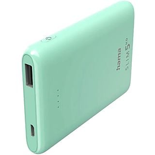 Powerbank HAMA Slim 5HD 5000mAh Zielony 201665