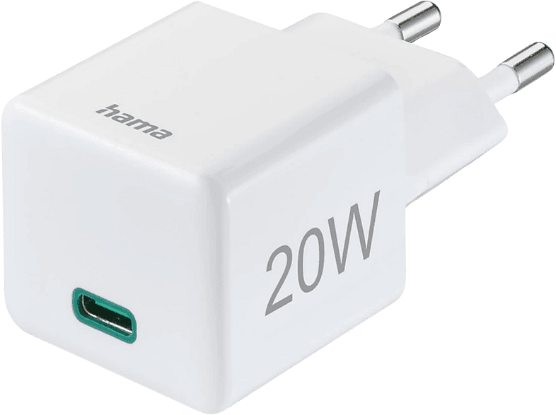 Hama Mini Oplader Usb-c Pd 20 W Wit (00201650)
