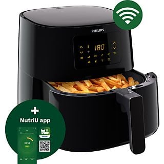 PHILIPS HD9280/90 Airfryer XL Essential Heißluftfritteuse (1,2 kg, 2000 Watt, Schwarz)