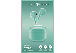 CELLULARLINE Music Sound Swag TWS Bluetooth Kulak İçi Kulaklık Yeşil_1