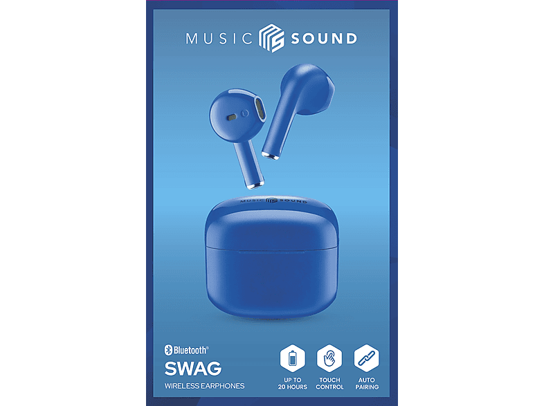 CELLULARLINE Music Sound Swag TWS Bluetooth Kulak İçi Kulaklık Lacivert_1