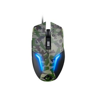 Ratón gaming - Nacon PCGM-105FOREST, Con cable, USB, 800 a 2400 DPI, Forest Camo