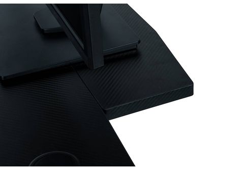 Mesa gaming - Nacon PCGD-RGB, Fibra de carbono, Negro